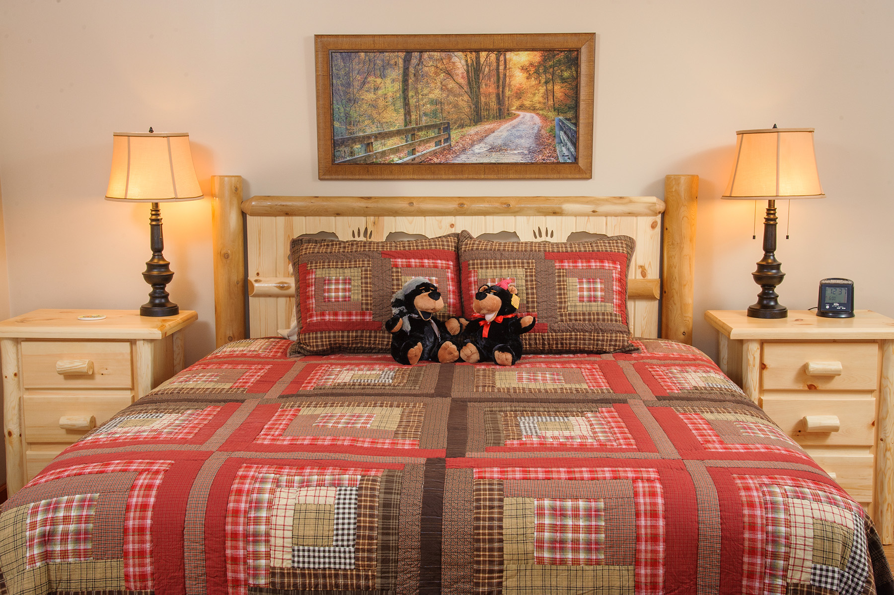 Short term vacation rental photography for gatlinburg cabins